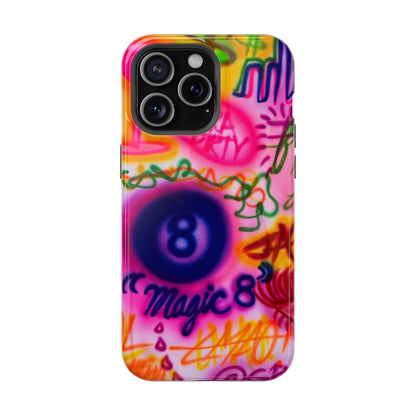 MagSafe "farbenfrohes Chaos" Airbrush-iPhone-Hülle