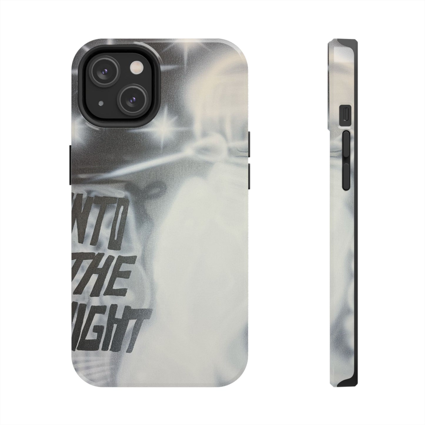 "into the night" airbrush iPhone case
