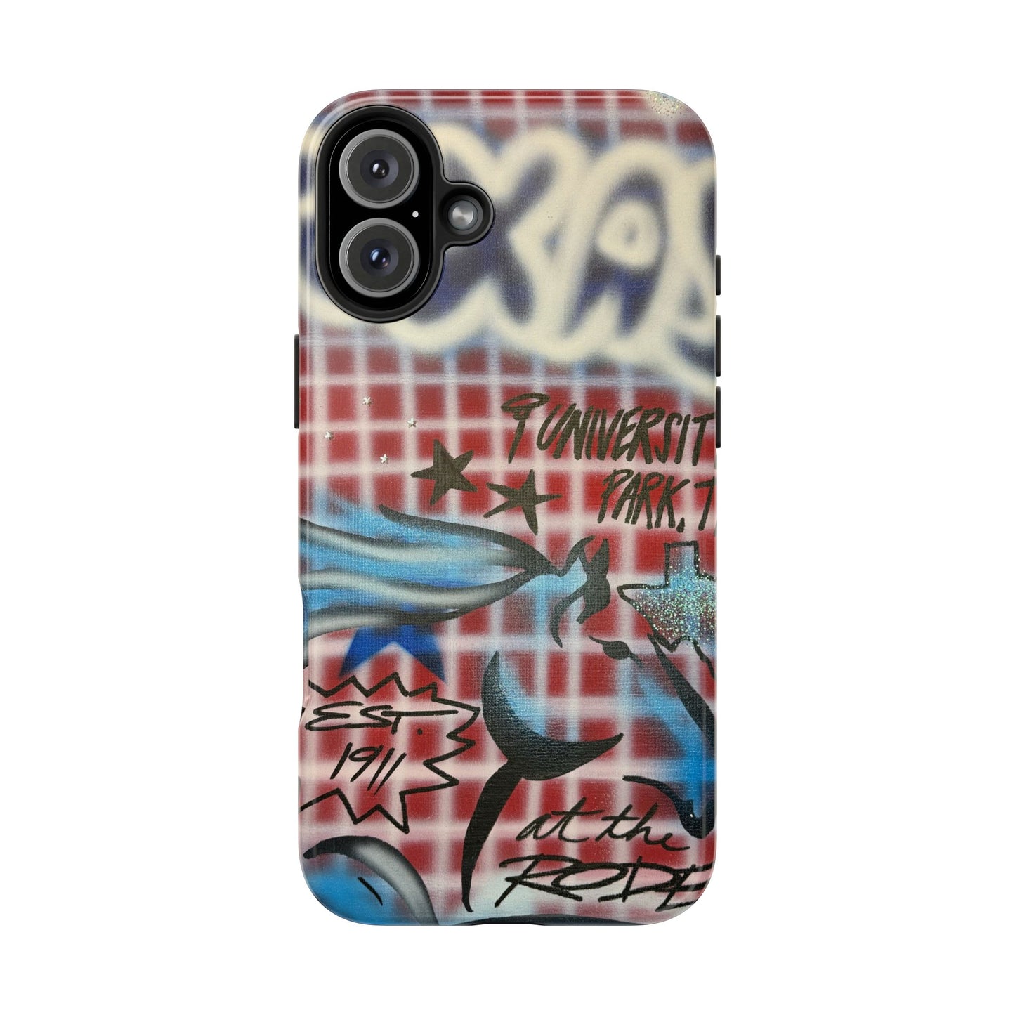 "texas" airbrush iPhone case