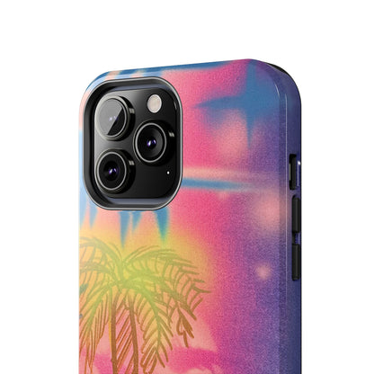 "glowy night" airbrush iPhone case