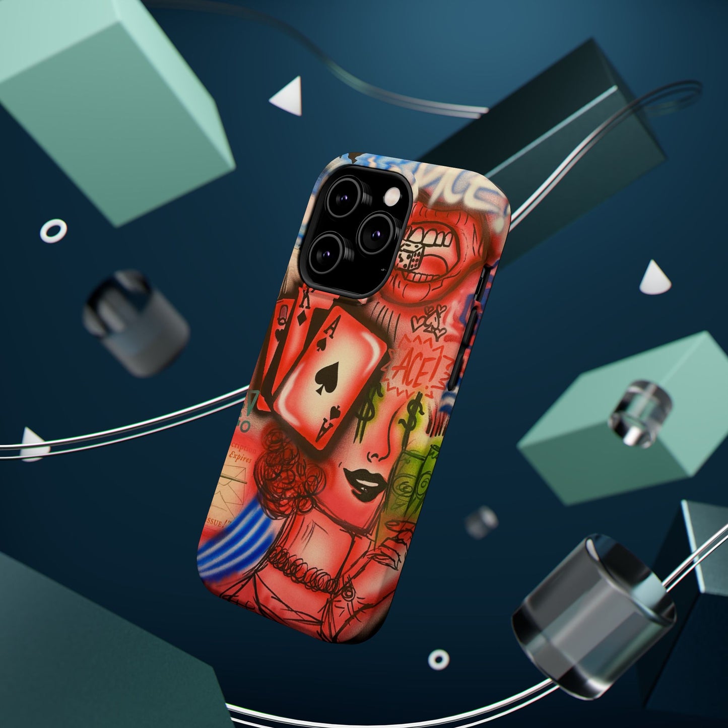 MagSafe "Zufall!" Airbrush iPhone Hülle