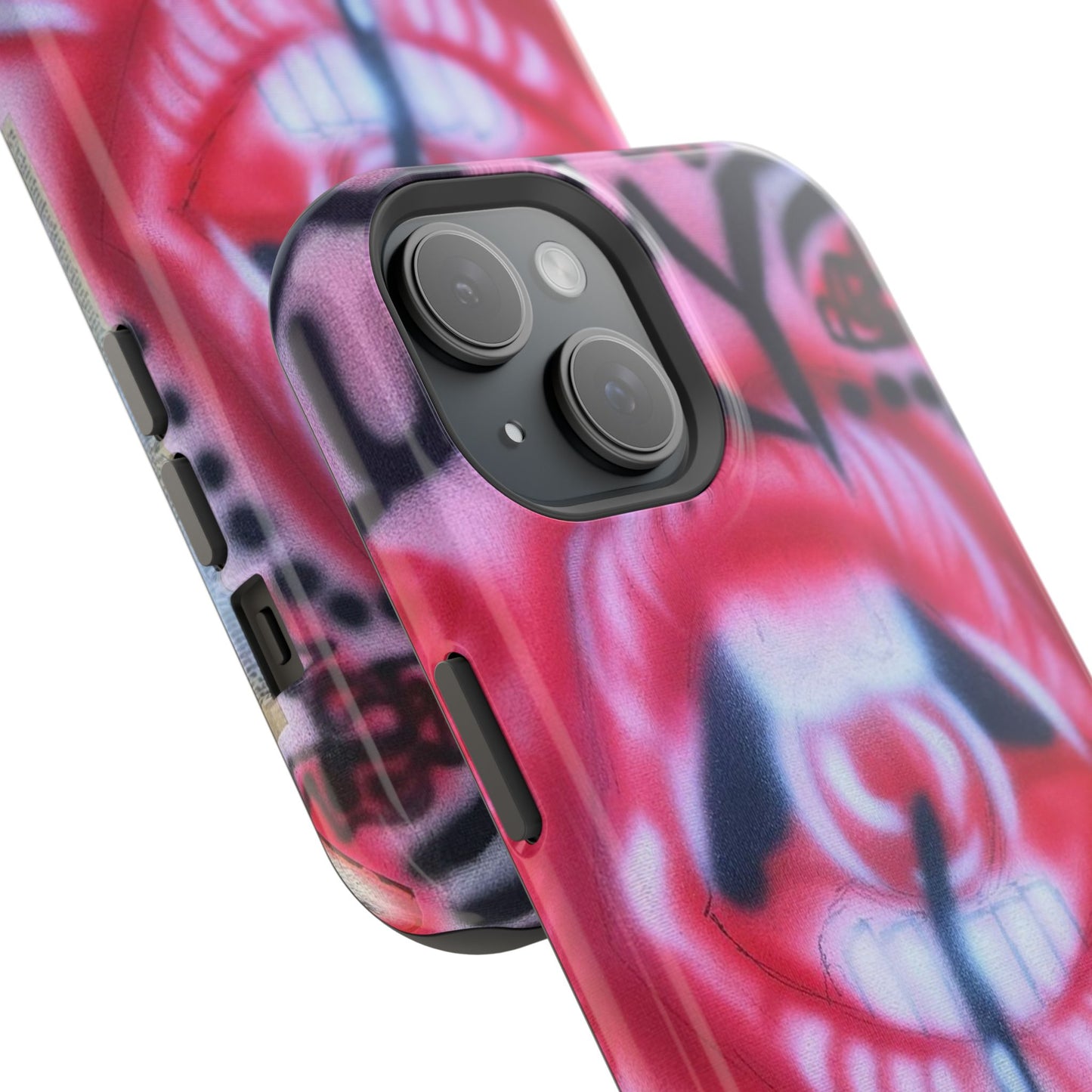 MagSafe "be happy, go lucky" Airbrush-iPhone-Hülle