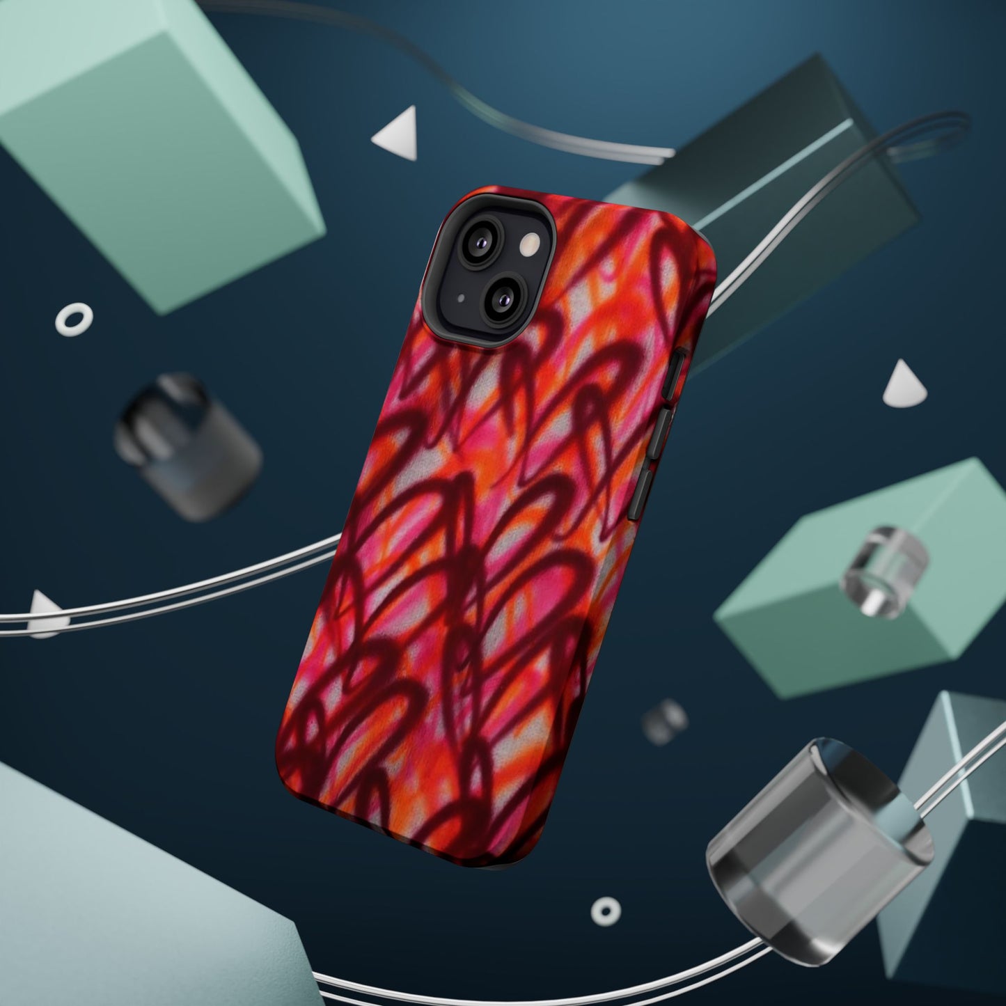 MagSafe „Graffiti Love“ Airbrush iPhone Hülle