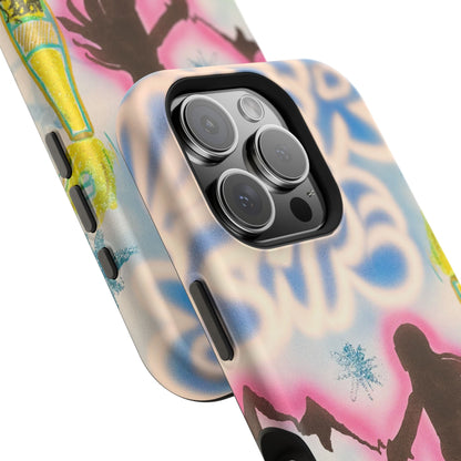 MagSafe "winter escape" airbrush iPhone case