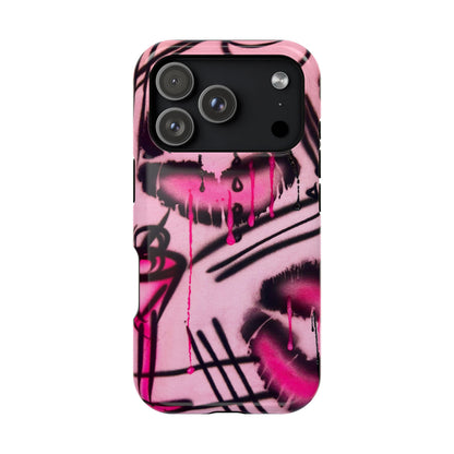 MagSafe "glossy pout" airbrush iPhone case