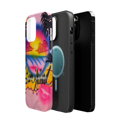 MagSafe "sunkissed" airbrush iPhone case