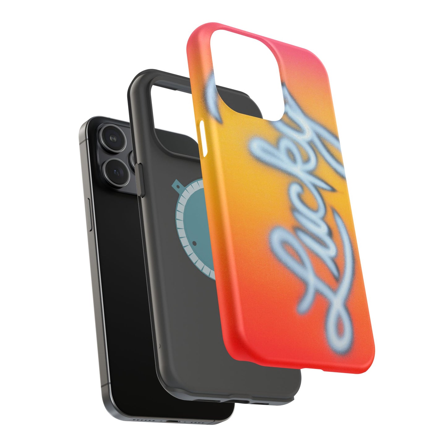 MagSafe "lucky" airbrush iPhone case