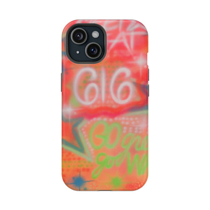 MagSafe custom @msualphaphi airbrush iPhone case
