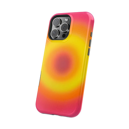 MagSafe "Pink Lemonade Aura" Airbrush iPhone Case