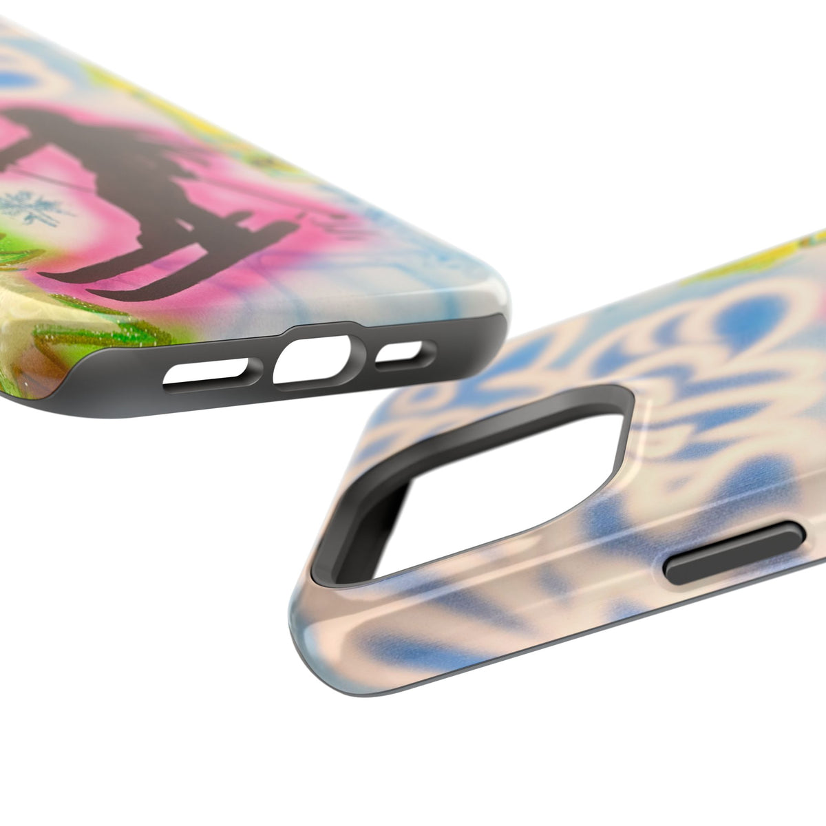 MagSafe "winter escape" airbrush iPhone case