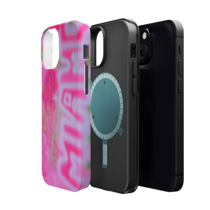 MagSafe "sunset sorbet" airbrush iPhone case