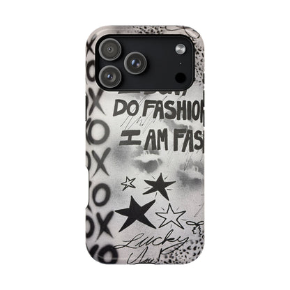 MagSafe "i am fashion" airbrush iPhone case