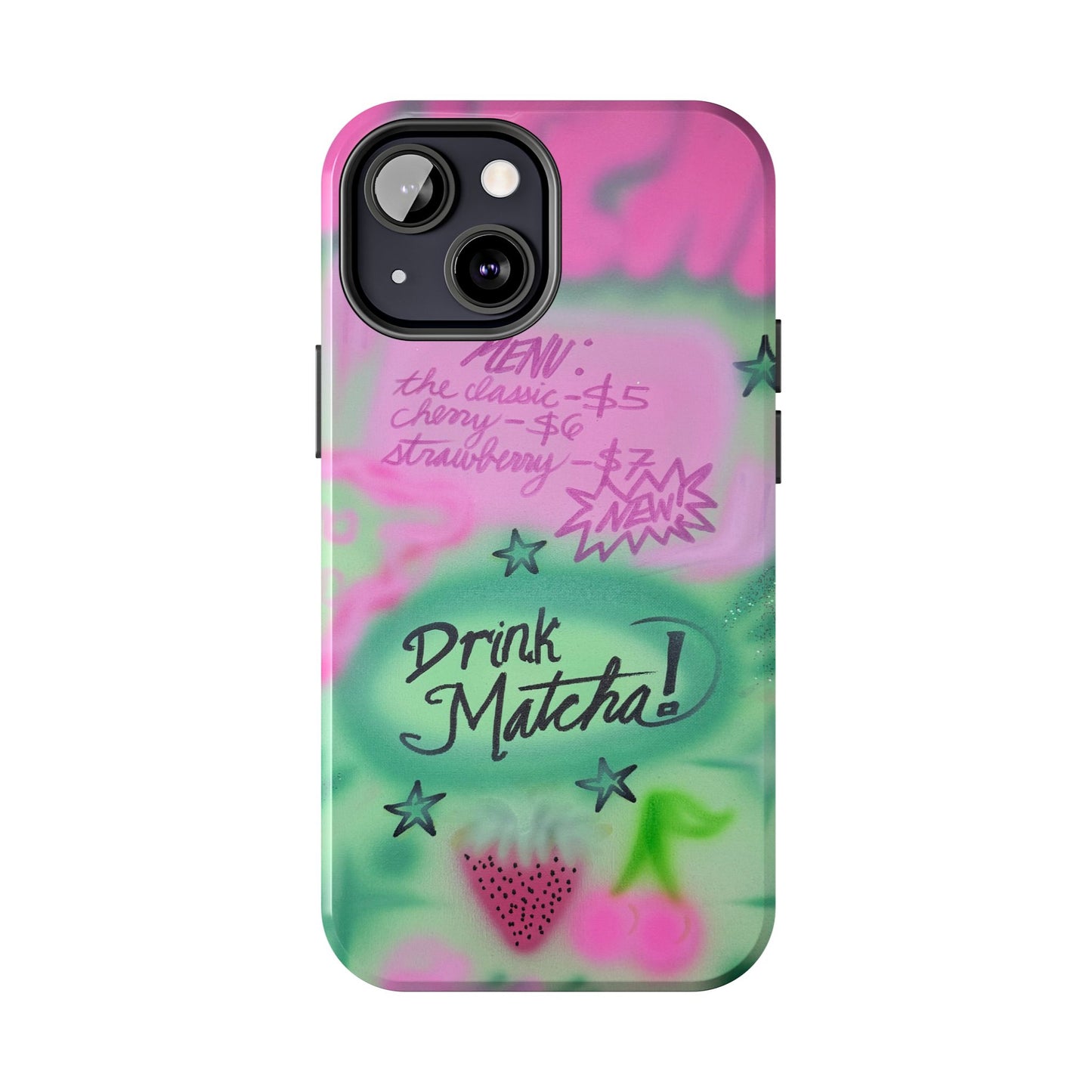 "matcha!" airbrush iPhone case
