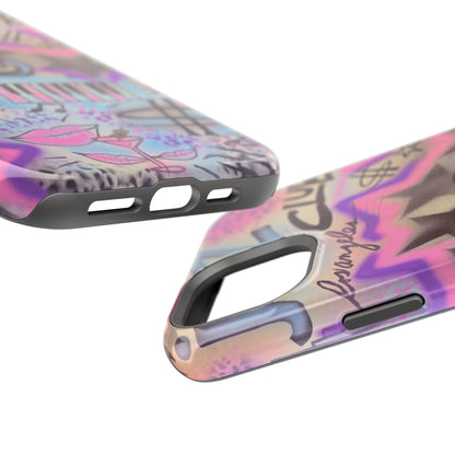 MagSafe "jazz club" airbrush iPhone case