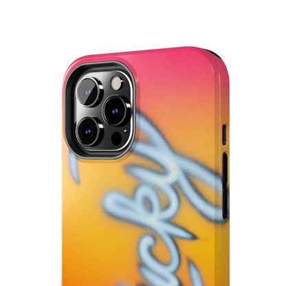 "lucky" airbrush iPhone case