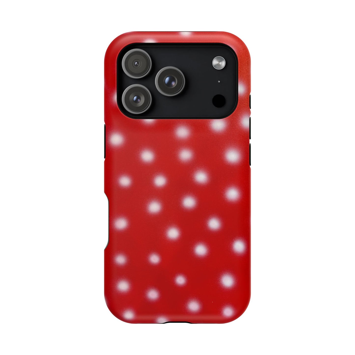 MagSafe "cherry crush polka dot" airbrush iPhone case