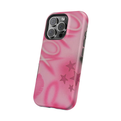 MagSafe "perfectly pink" airbrush iPhone case