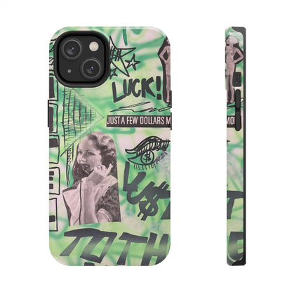"lust over luck" airbrush iPhone case