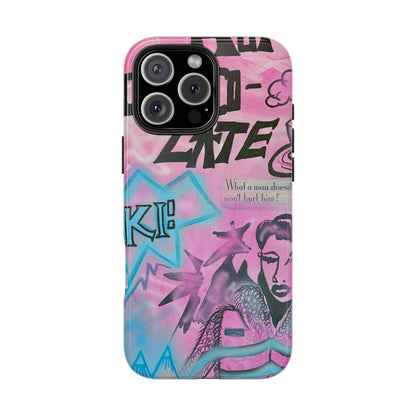 "avant le ski" airbrush iPhone case