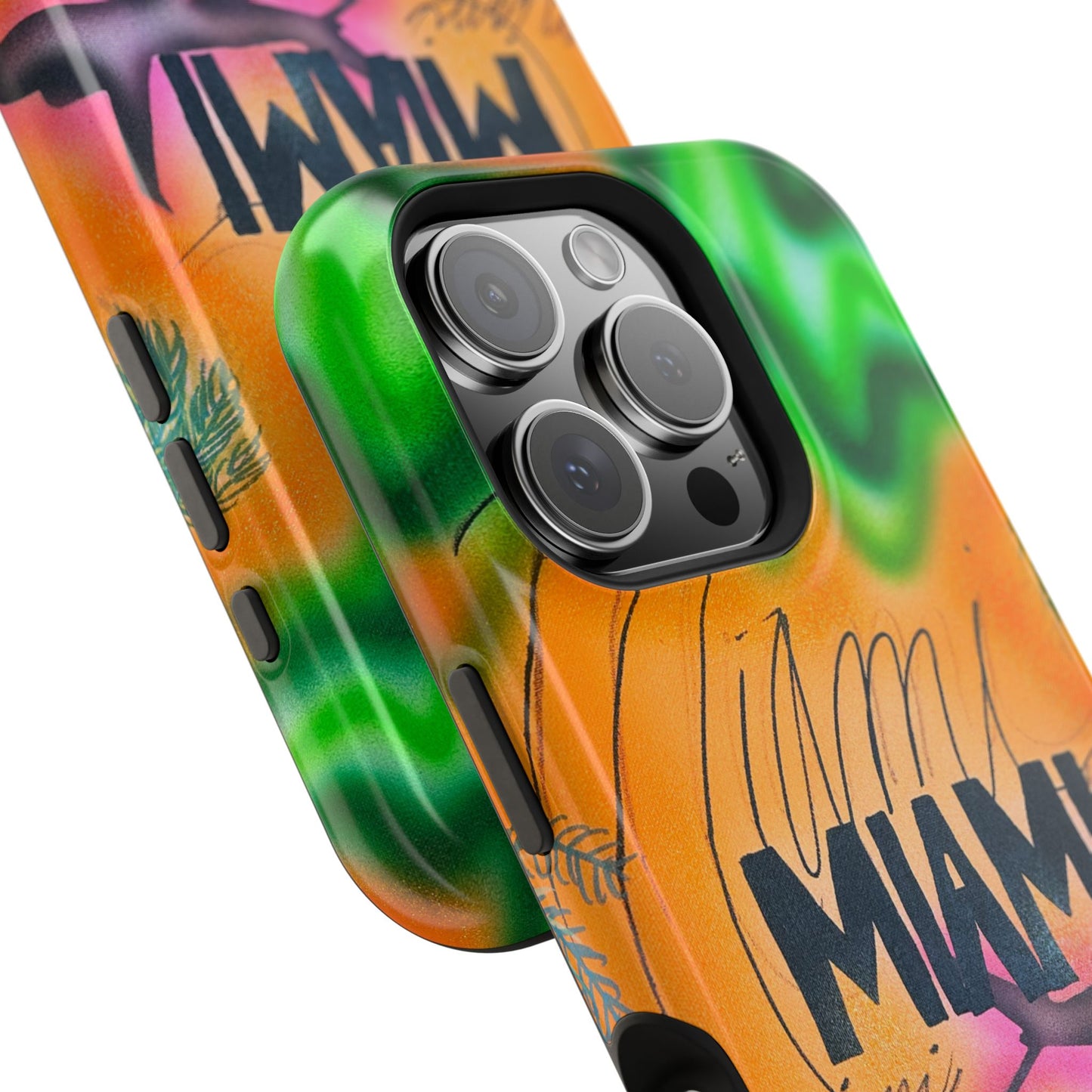 MagSafe "miami, fl" Airbrush iPhone Hülle
