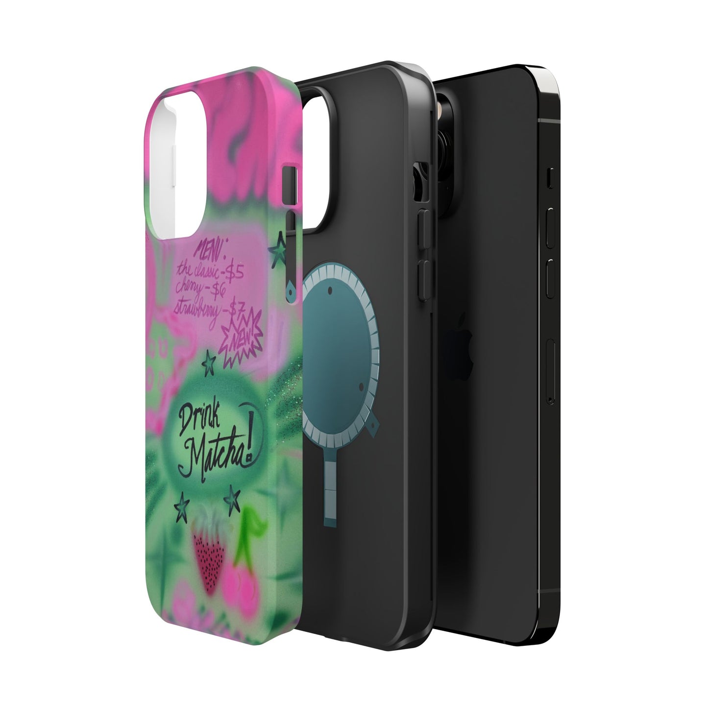MagSafe "matcha!" airbrush iPhone case