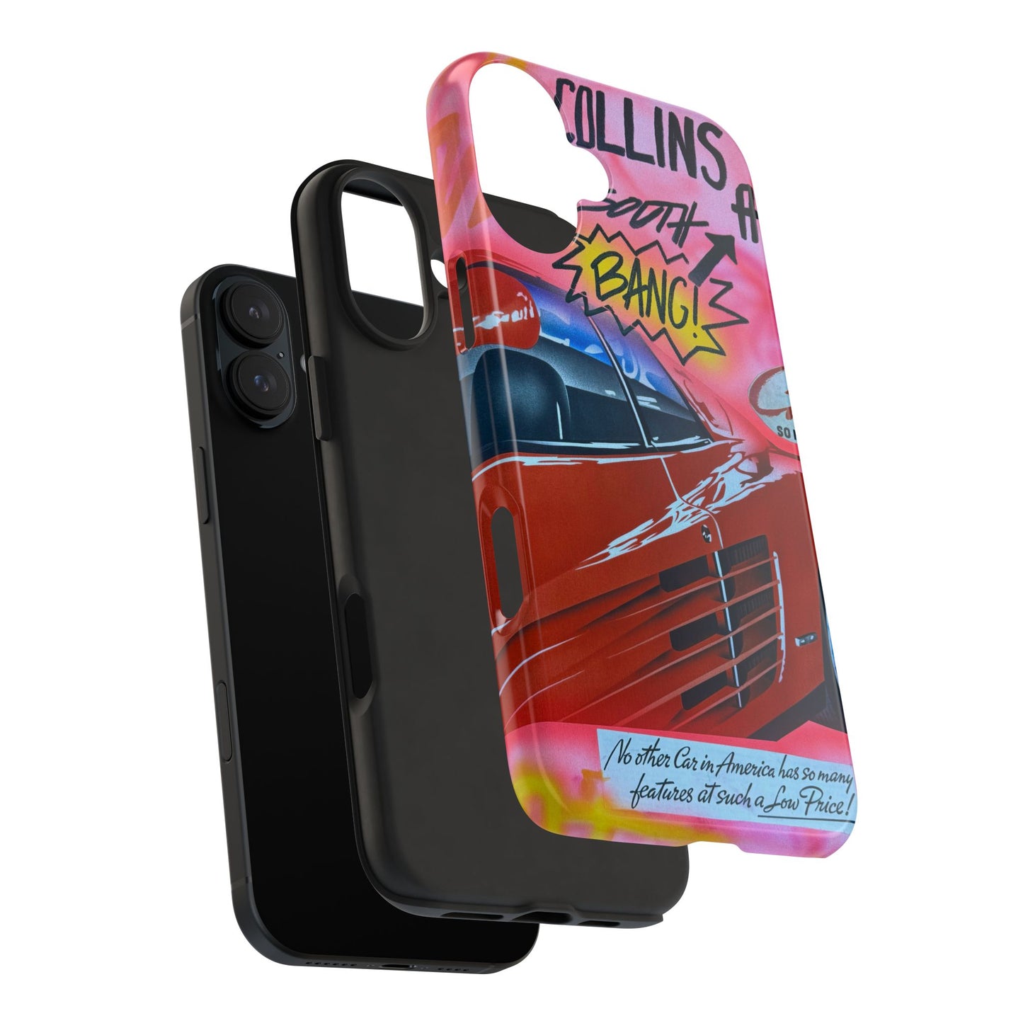 "miami momentos" airbrush iPhone case
