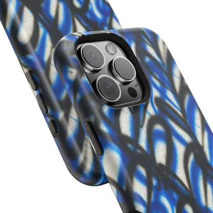 MagSafe "abstract hearts" airbrush iPhone case