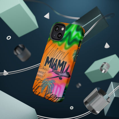 MagSafe "miami, fl" Airbrush iPhone Hülle