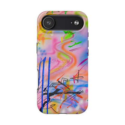 "neon haze" airbrush iPhone case