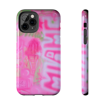 "sunset sorbet" airbrush iPhone case