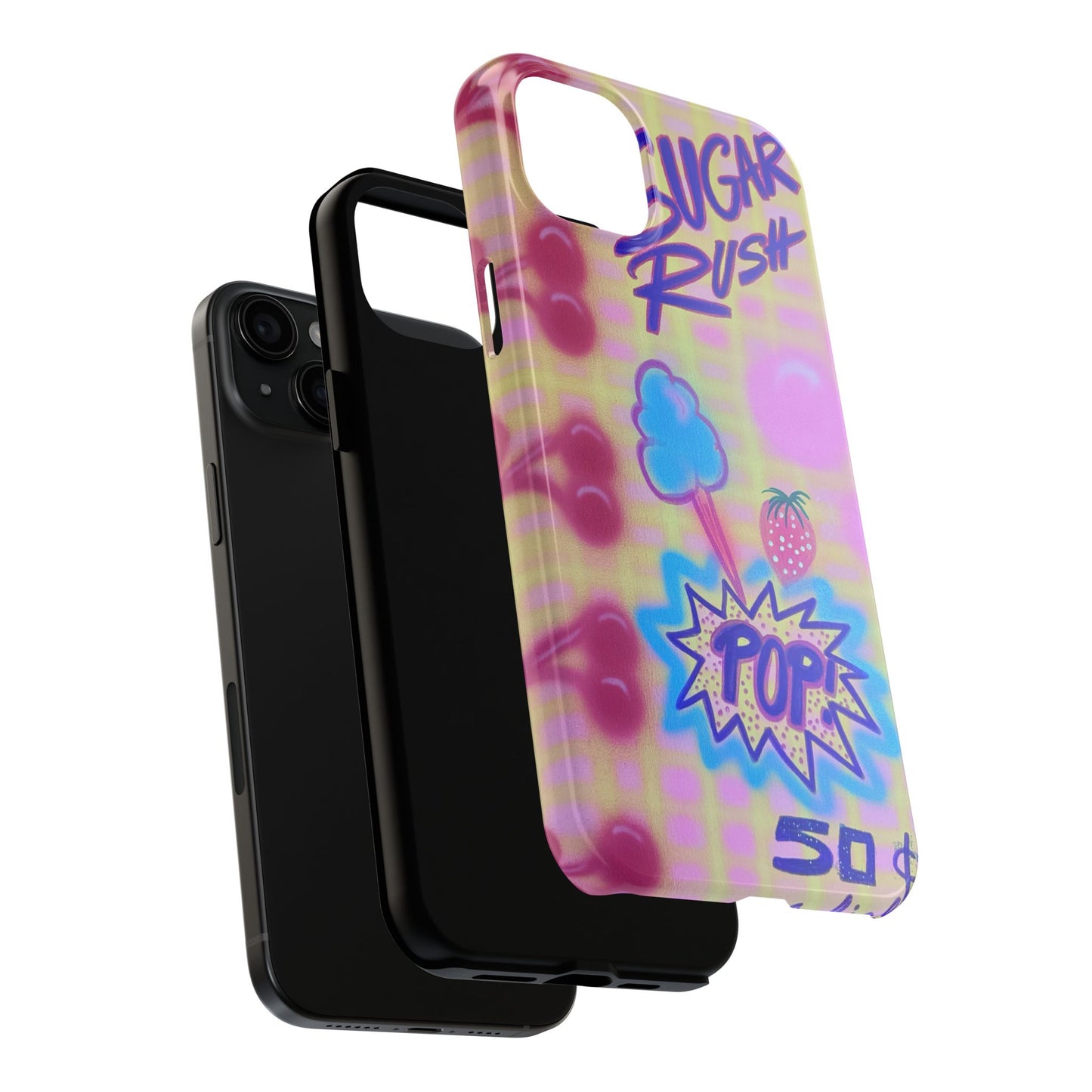 "sugar rush" airbrush iPhone case