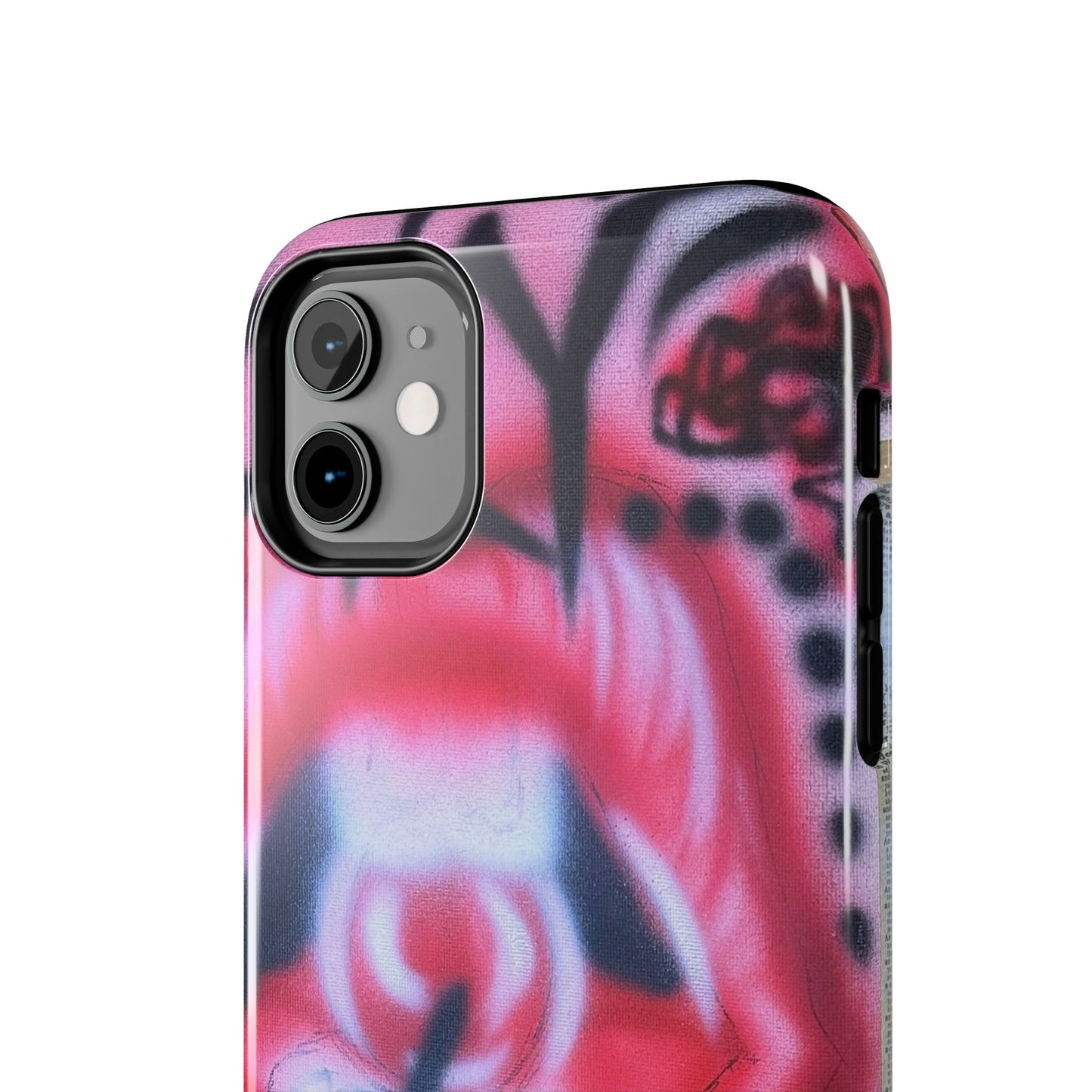 "be happy go lucky" airbrush iPhone case