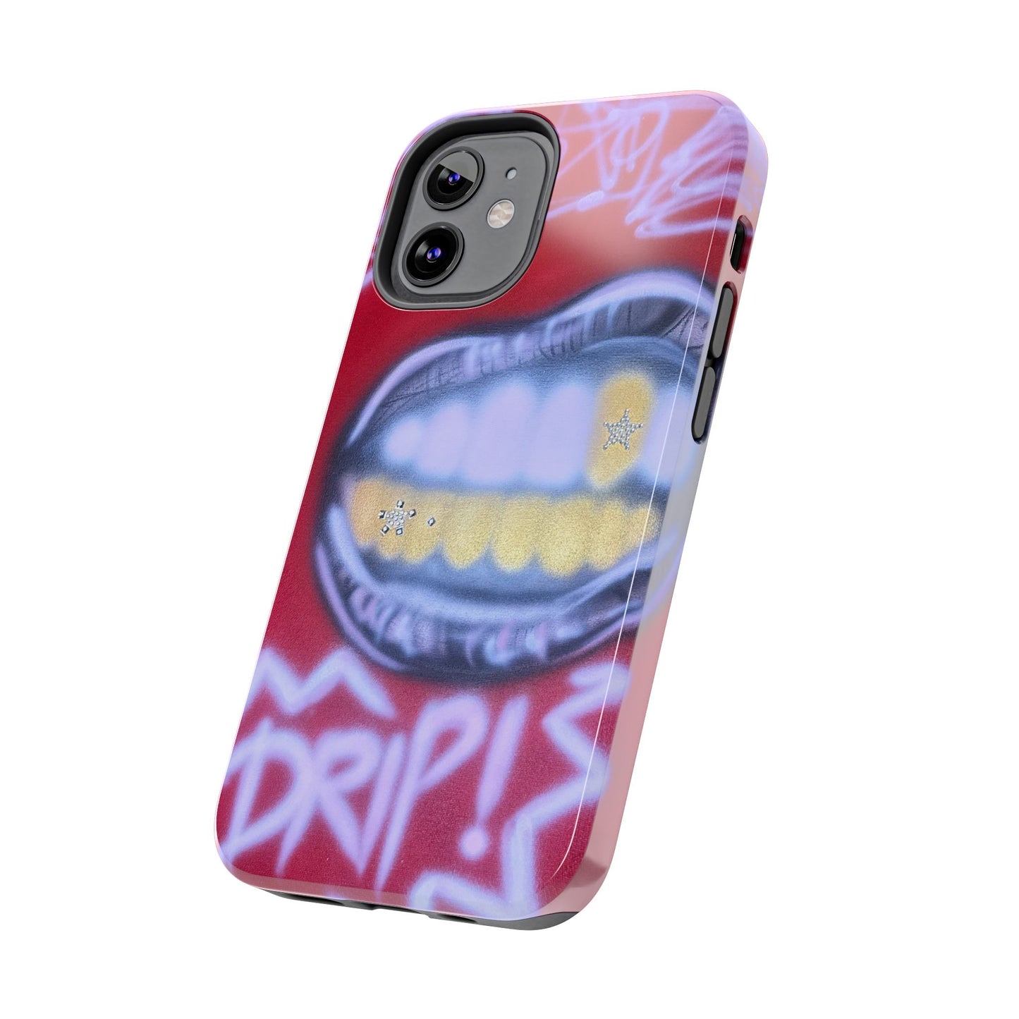 "tooth drip" airbrush iPhone case