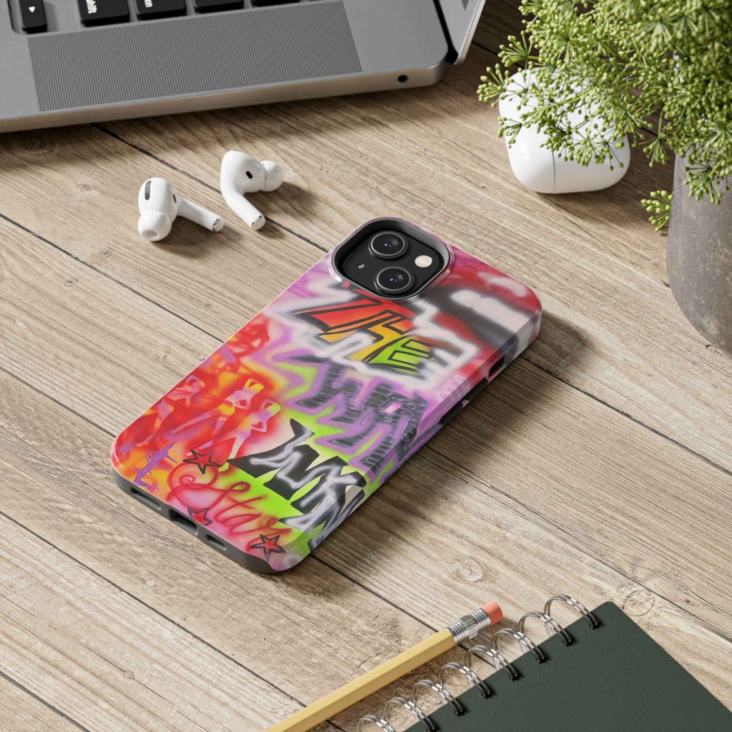 "wynwood gold" airbrush iPhone case