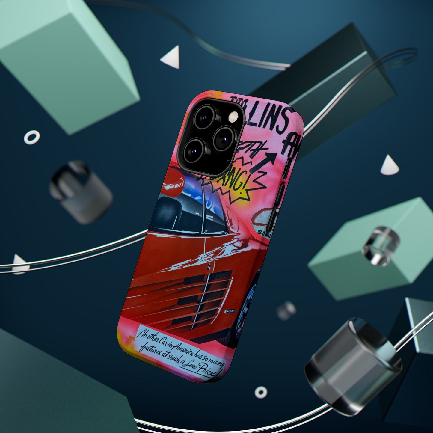 MagSafe "miami momentos" airbrush iPhone case