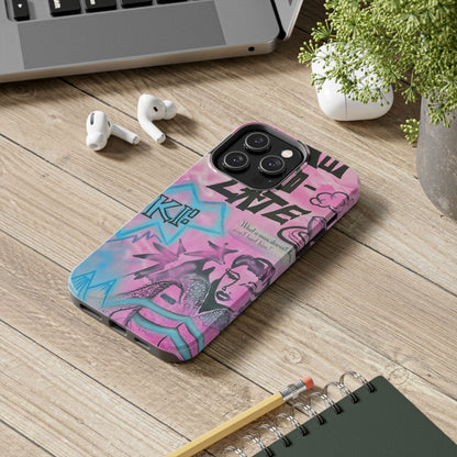 "avant le ski" airbrush iPhone case