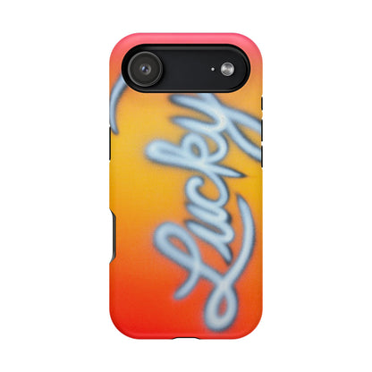 MagSafe "lucky" airbrush iPhone case