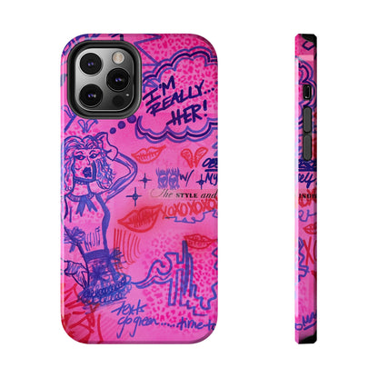 "really "HER!" airbrush iPhone case