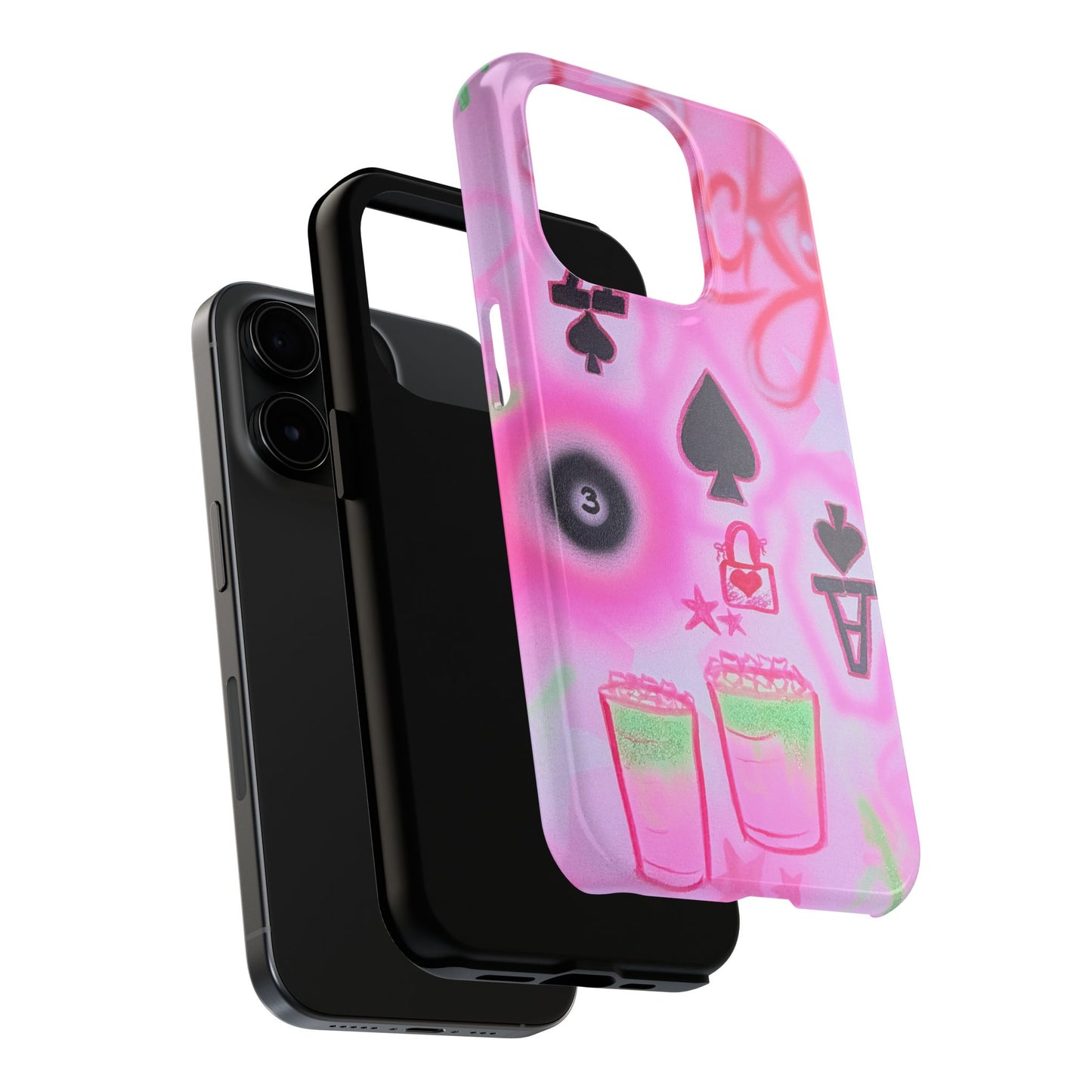"lucky ace" airbrush iPhone case