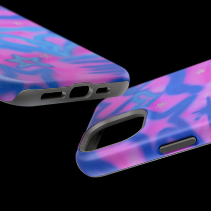 MagSafe "blue camo" airbrush iPhone case