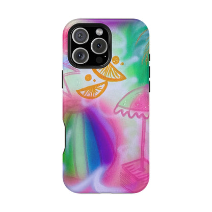 MagSafe "on the beach" airbrush iPhone case