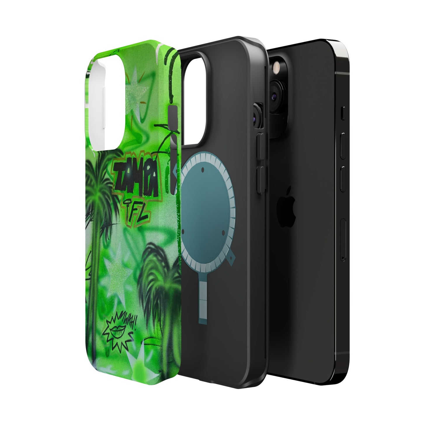 MagSafe "tampa, fl" airbrush iPhone case