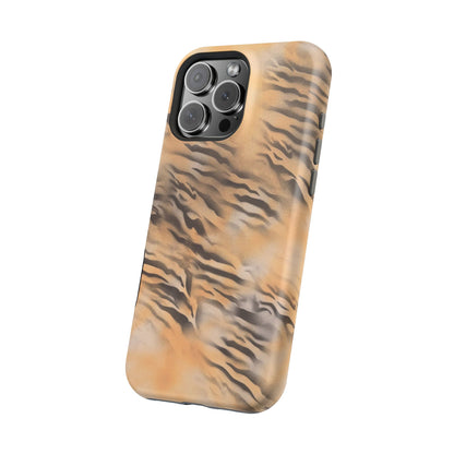 MagSafe "neutral tiger" airbrush iPhone case