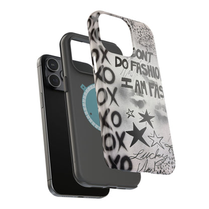 MagSafe "i am fashion" airbrush iPhone case