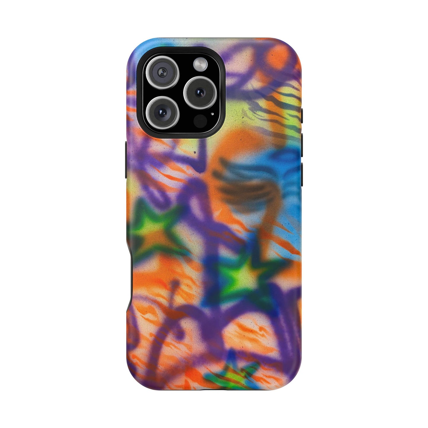 MagSafe "streetwear angel" airbrush iPhone case