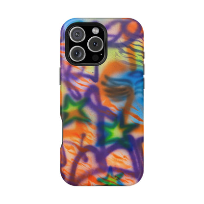 MagSafe "streetwear angel" airbrush iPhone case