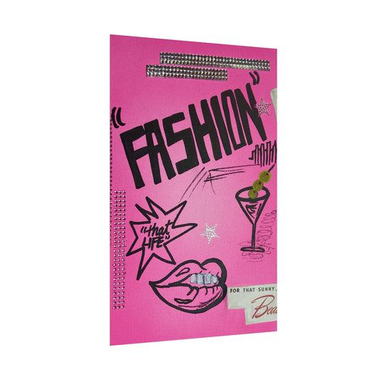 "high fashion" airbrush rolled print