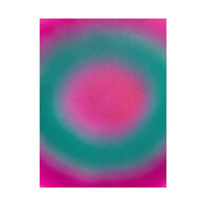 "watermelon swirl" airbrush rolled print