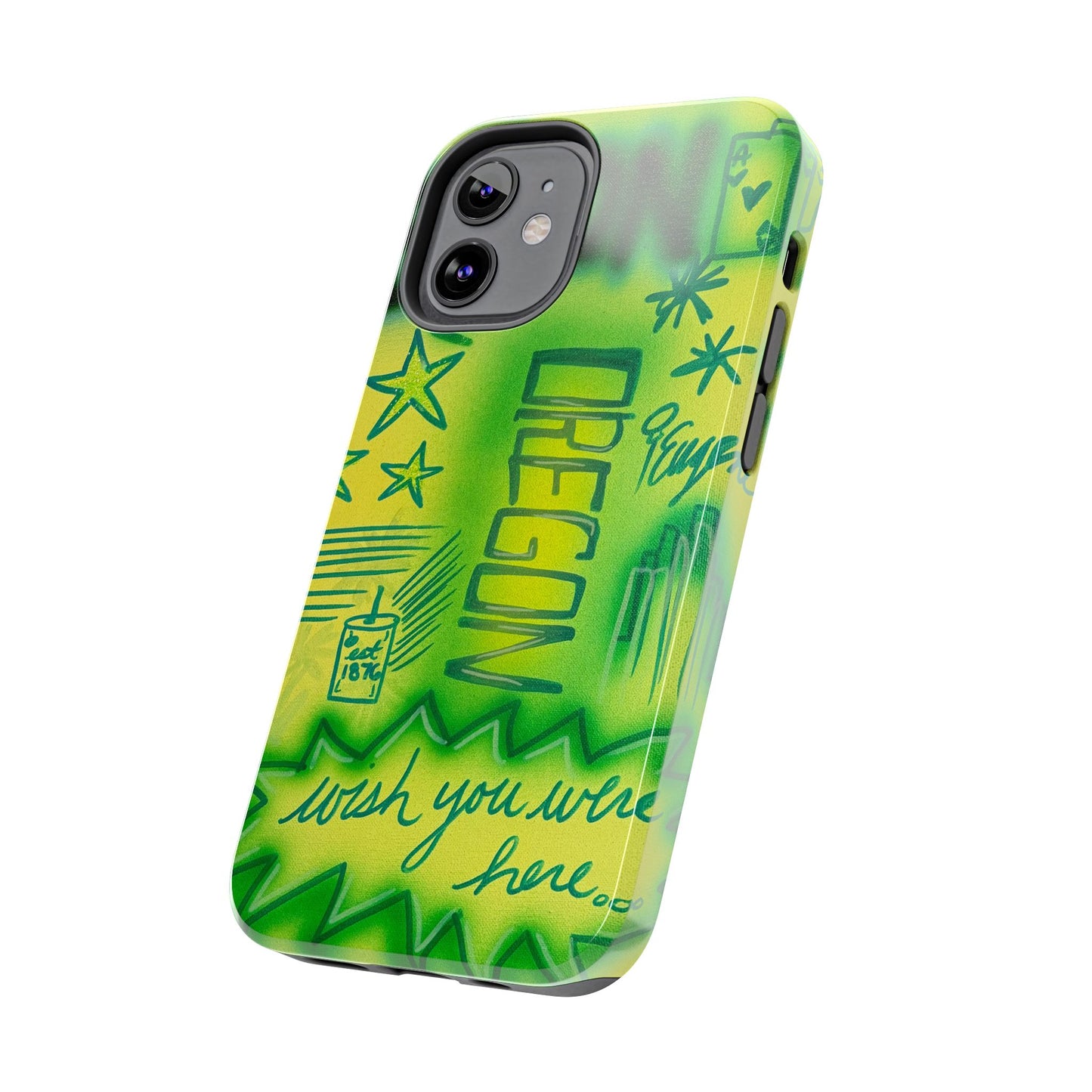"oregon" airbrush iPhone case