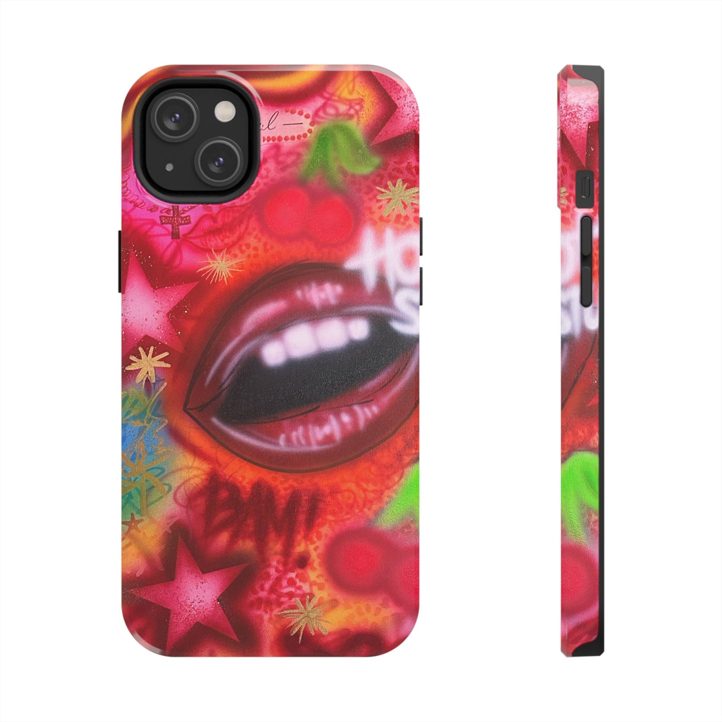 "hot stuff" airbrush iPhone case